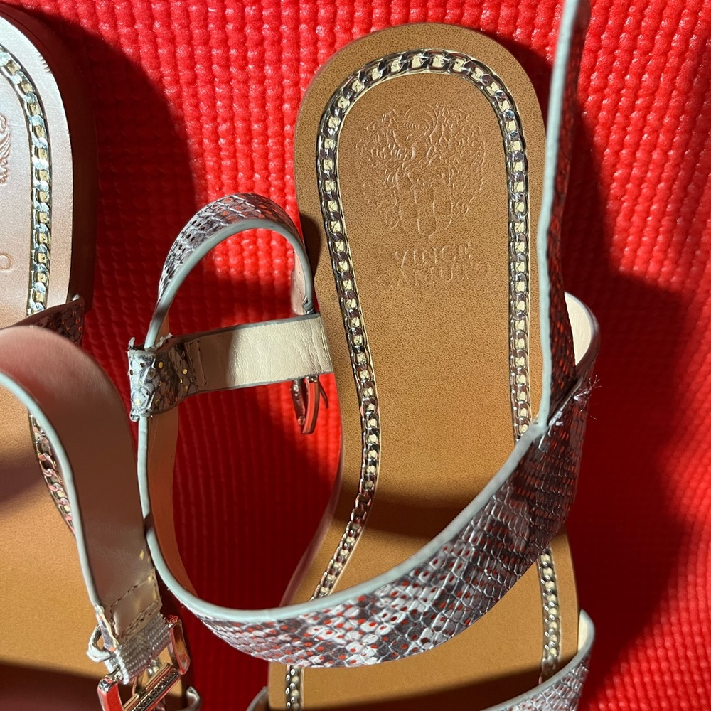 Vince Camuto Rentin Leather Python Adjustable Str… - image 8